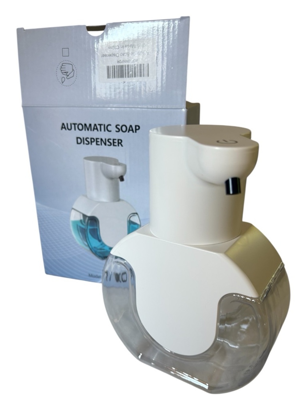Automatic Touch-Free Soap Dispenser - White & Clear
